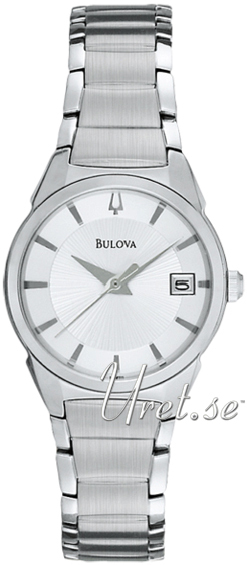 Bulova Dress Damklocka 96M111 Silverfärgad/Stål Ø25 mm - Bulova