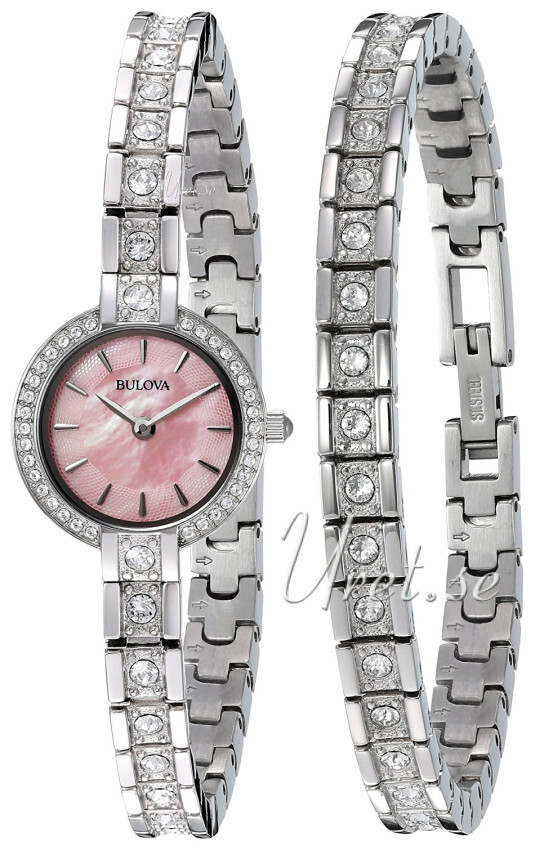 Bulova Dress Damklocka 96X131 Rosa/Stål Ø22 mm - Bulova