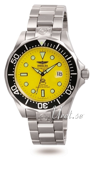 Invicta Pro Diver Herrklocka 3048 Gul/Stål Ø47 mm - Invicta