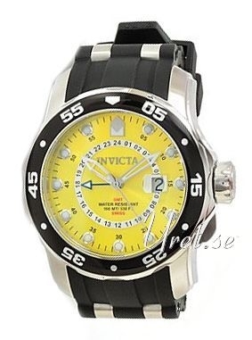 Invicta Pro Diver Herrklocka 6988 Gul/Gummi Ø48.8 mm - Invicta