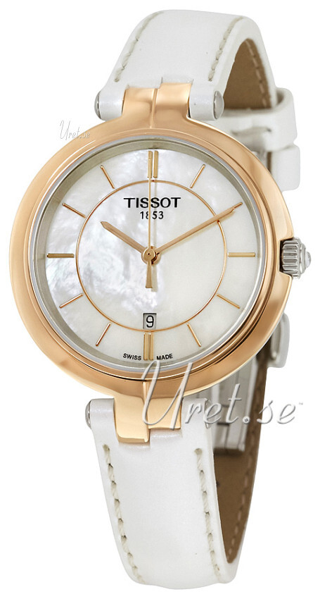 Tissot Damklocka T094.210.26.111.01 Vit/Läder Ø26 mm - Tissot