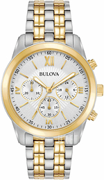 Bulova Silverfärgad/Gulguldtonat stål Ø40 mm 98A169