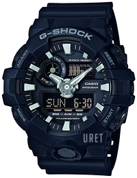 Casio G-Shock Svart/Resinplast Ø53.4 mm GA-700-1BER