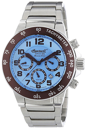 Ingersoll Bison Blå/Stål Ø46 mm IN1512BLMB