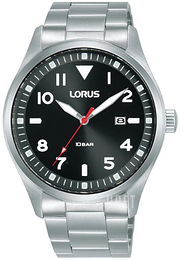 Lorus Classic Svart/Stål Ø42 mm RH923QX9