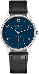 Nomos Glashütte Minimatik Blå/Läder Ø35.5 mm N-1205