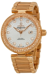 Omega De Ville Ladymatic Co-Axial 34mm Vit/18 karat roséguld Ø34 mm 425.65.34.20.55.001