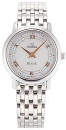 Omega De Ville Prestige Quartz 27.4mm Vit/Stål Ø27.4 mm 424.10.27.60.55.001