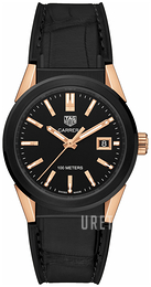 TAG Heuer Carrera Lady Svart/Gummi Ø36 mm WBG1350.FC6418