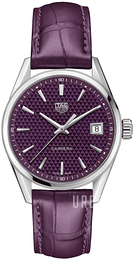 TAG Heuer Carrera Lady Lila/Läder Ø36 mm WBK1314.FC8261