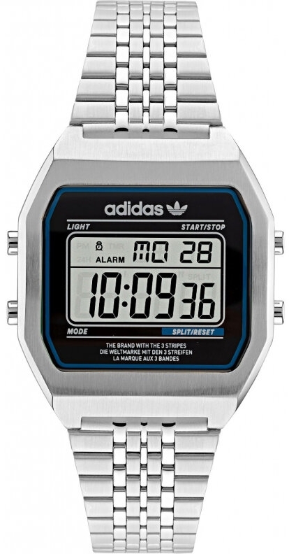 Adidas Damklocka AOST22072 Street Digital LCD/Stål Ø36 mm - Adidas