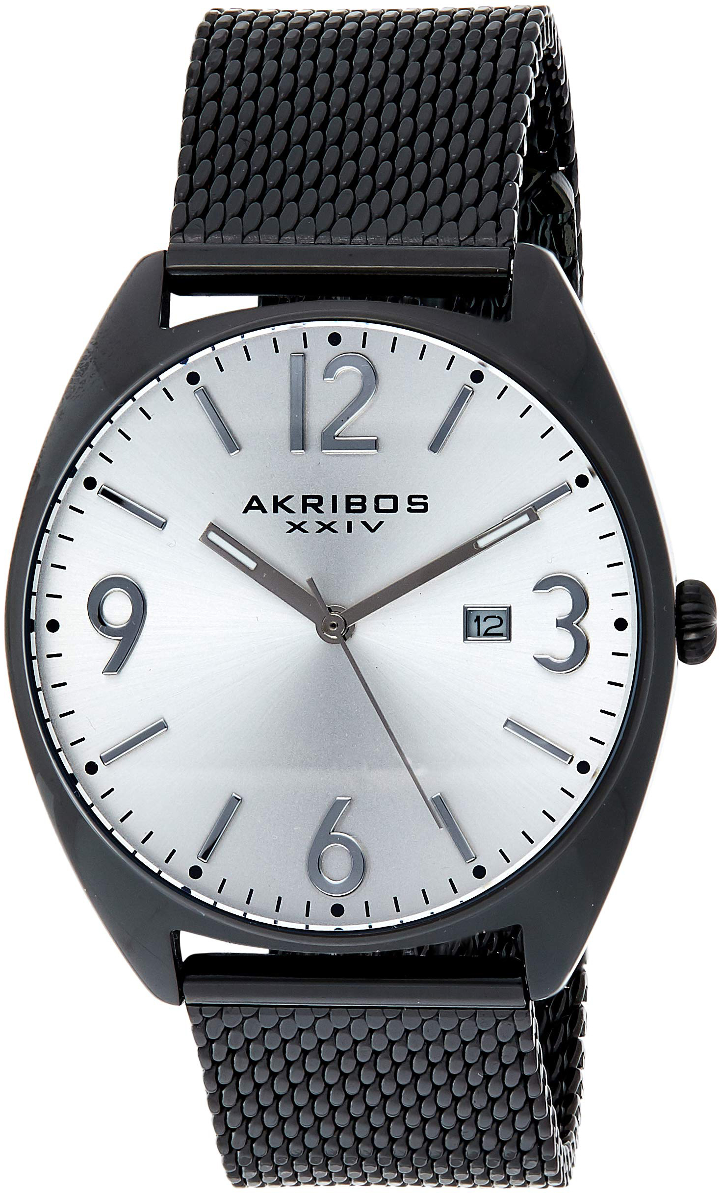 Akribos XXIV Herrklocka AK1026BK Silverfärgad/Stål Ø48 mm - Akribos XXIV