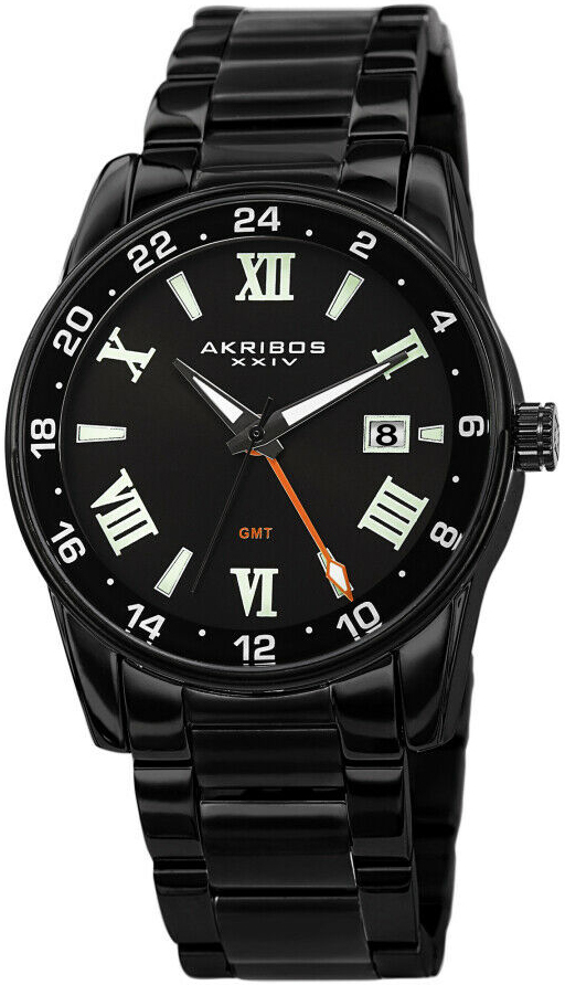 Akribos XXIV Herrklocka AK1055BK Elegant Svart/Stål Ø41 mm - Akribos XXIV