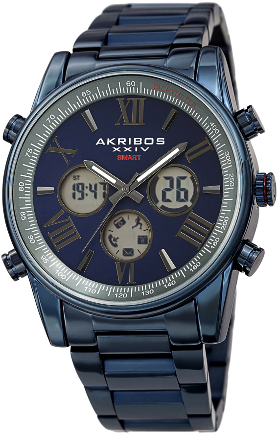 Akribos XXIV Herrklocka AK1095BU Divers Blå/Stål Ø45 mm - Akribos XXIV