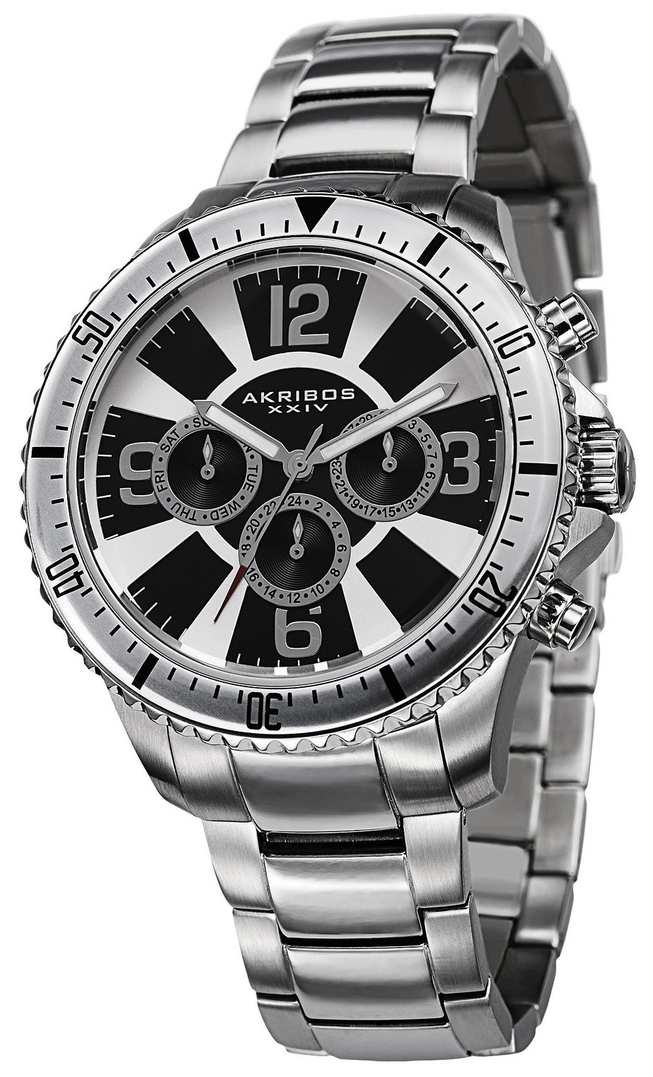 Akribos XXIV Herrklocka AK694SSB Multi-Function Flerfärgad/Stål - Akribos XXIV