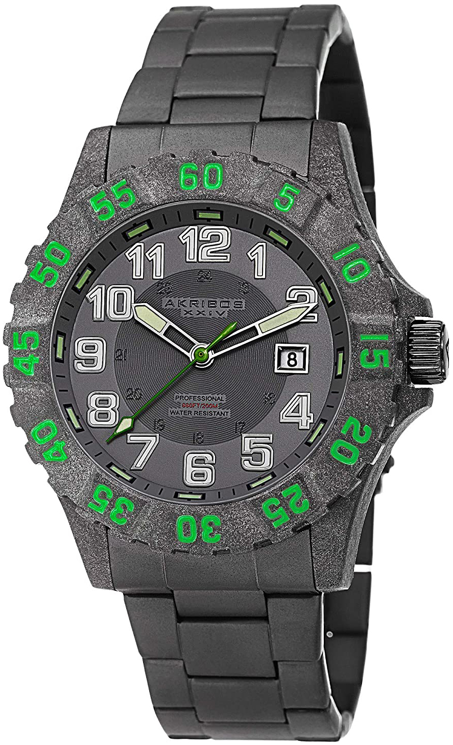 Akribos XXIV Herrklocka AK794GN Grå/Stål Ø43 mm - Akribos XXIV