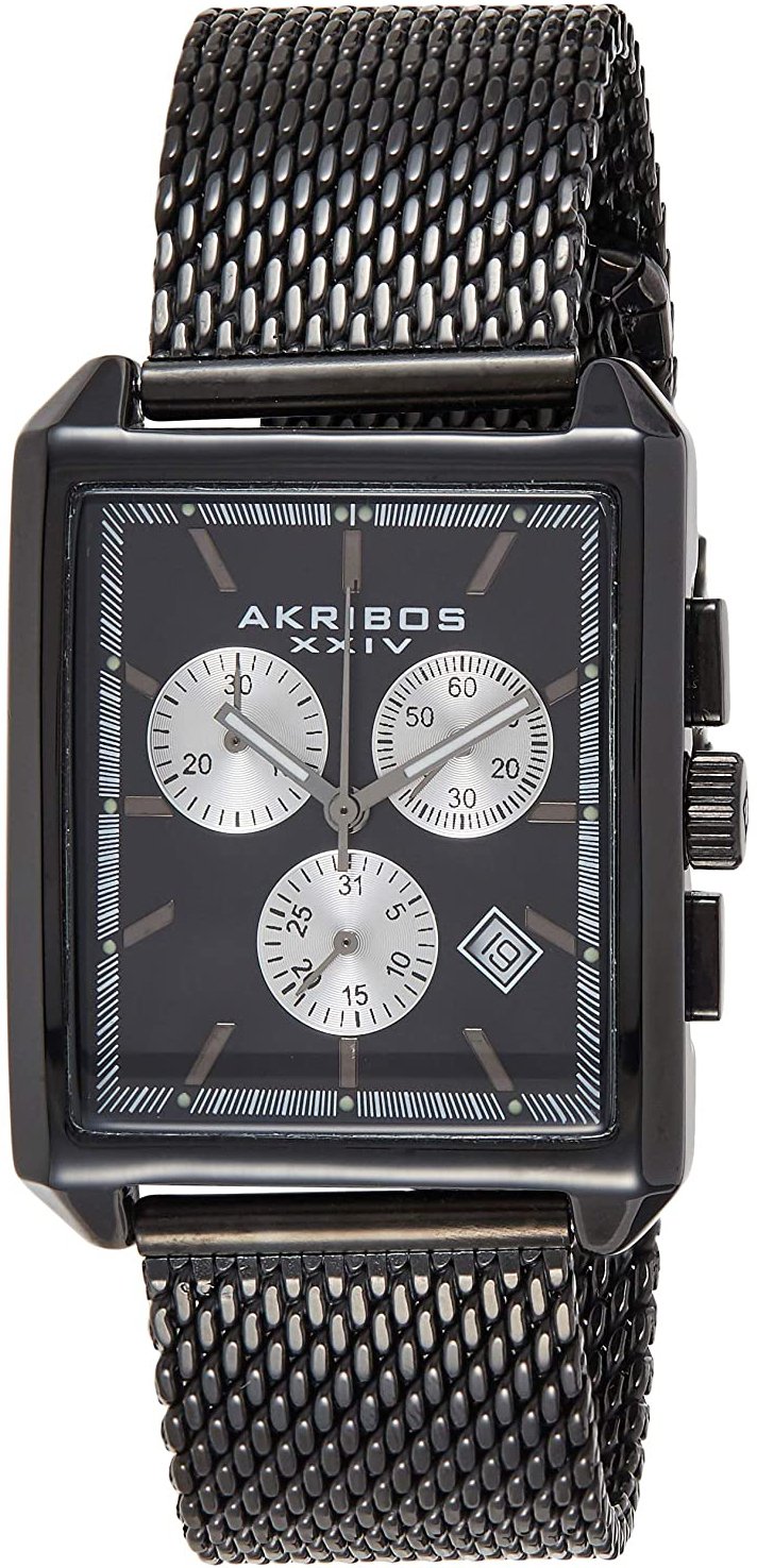 Akribos XXIV Herrklocka AK918BK Svart/Stål - Akribos XXIV