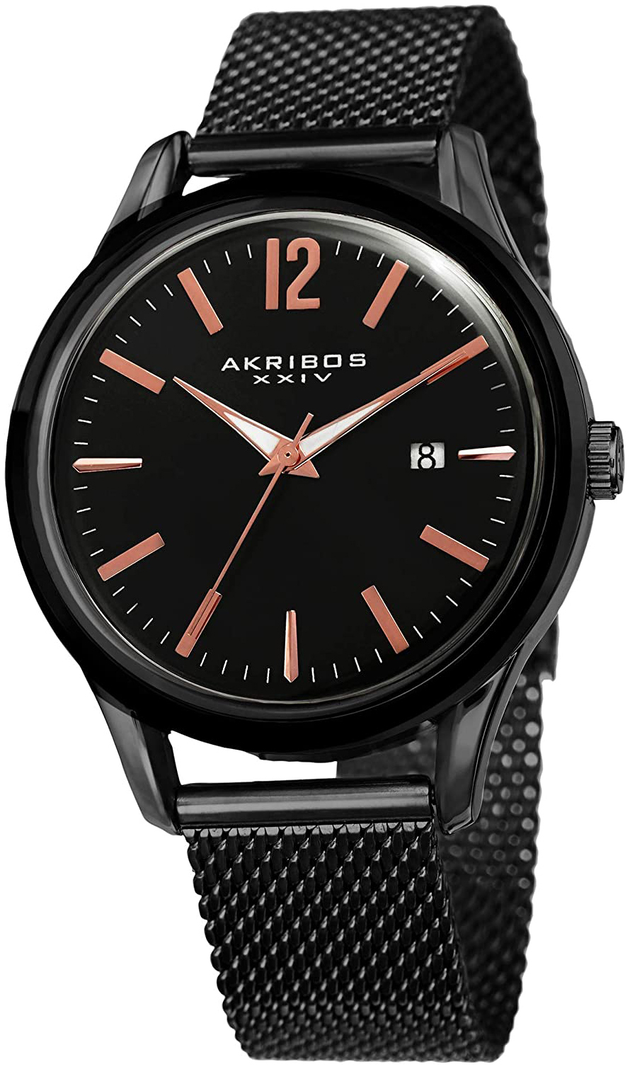 Akribos XXIV Herrklocka AK920BK Svart/Stål Ø41 mm - Akribos XXIV