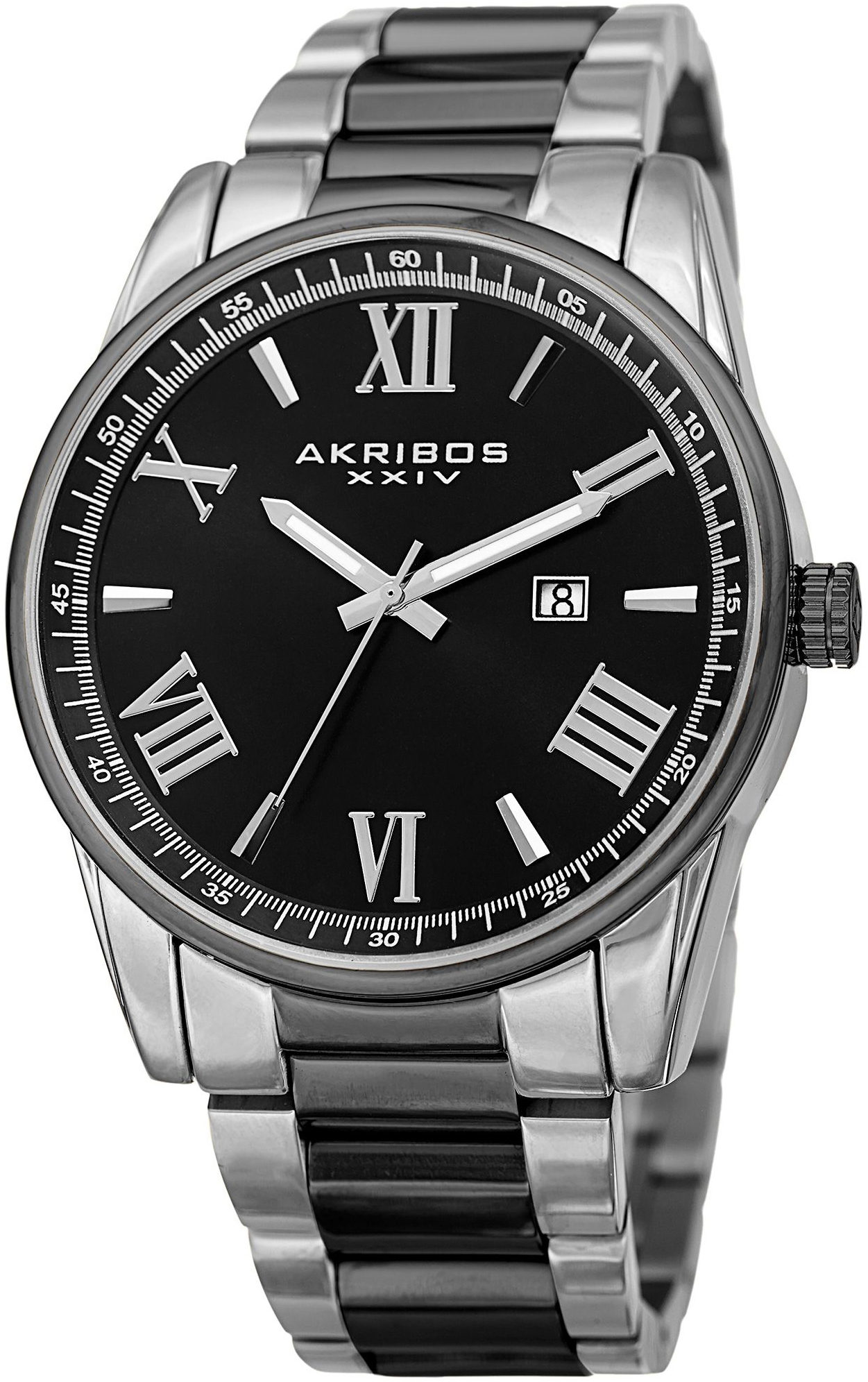Akribos XXIV Herrklocka AK936TTB Svart/Stål Ø45 mm - Akribos XXIV