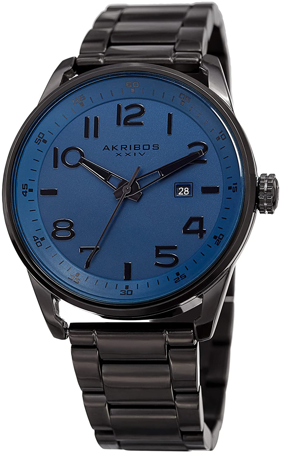 Akribos XXIV Herrklocka AK956BU Blå/Stål Ø44 mm - Akribos XXIV