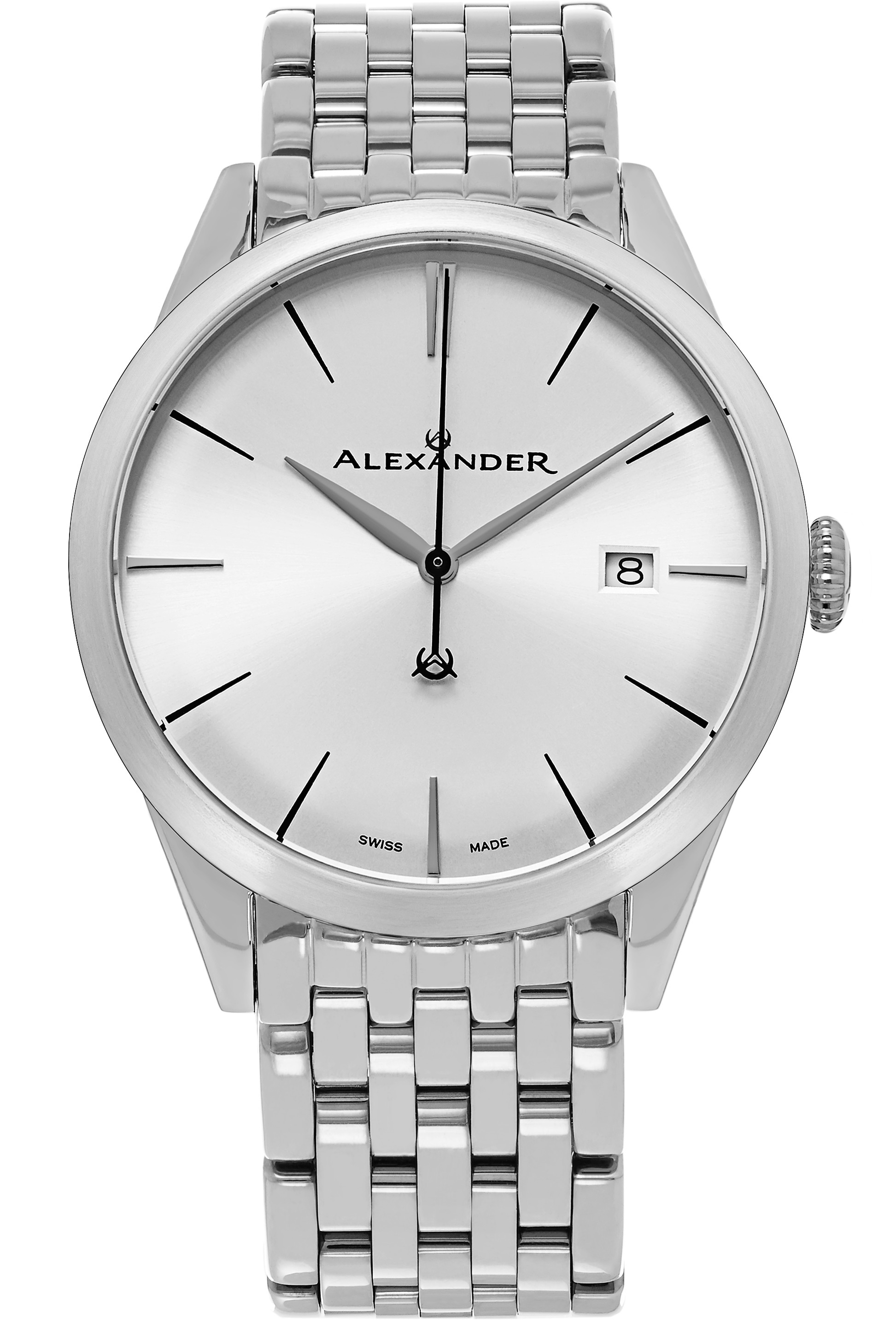 Alexander Herrklocka A911B-04 Heroic Silverfärgad/Stål Ø40 mm - Alexander