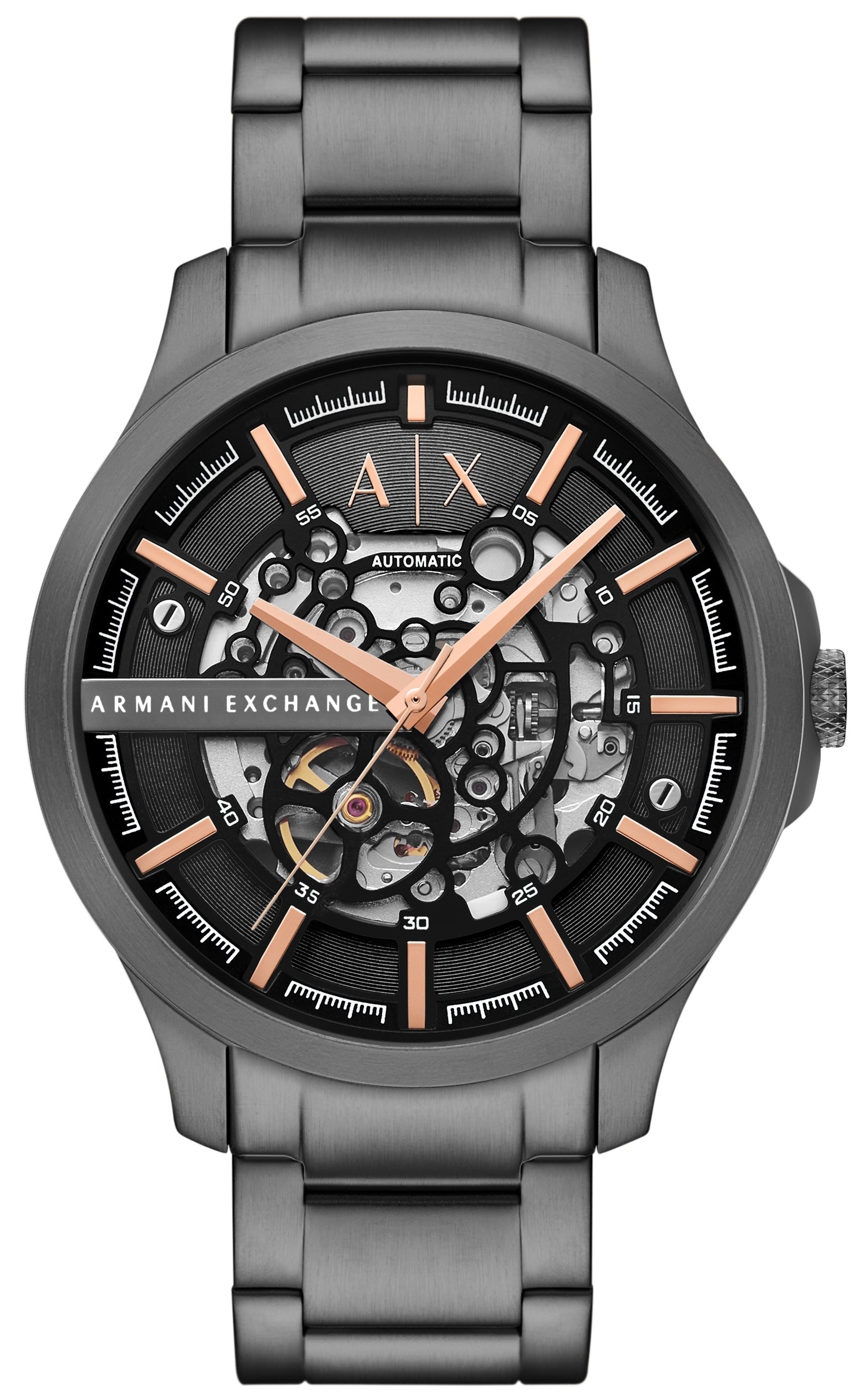 Armani Exchange Herrklocka AX2458 Hampton Gr&aring;/St&aring;l &Oslash;46 mm
