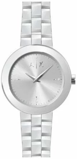 Armani Exchange Damklocka AX5170 Hampton Silverfärgad/Stål Ø36 mm - Armani Exchange