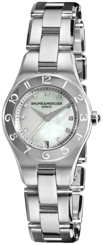 Baume & Mercier Damklocka M0A10011 Linea Vit/Stål Ø27 mm - Baume & Mercier