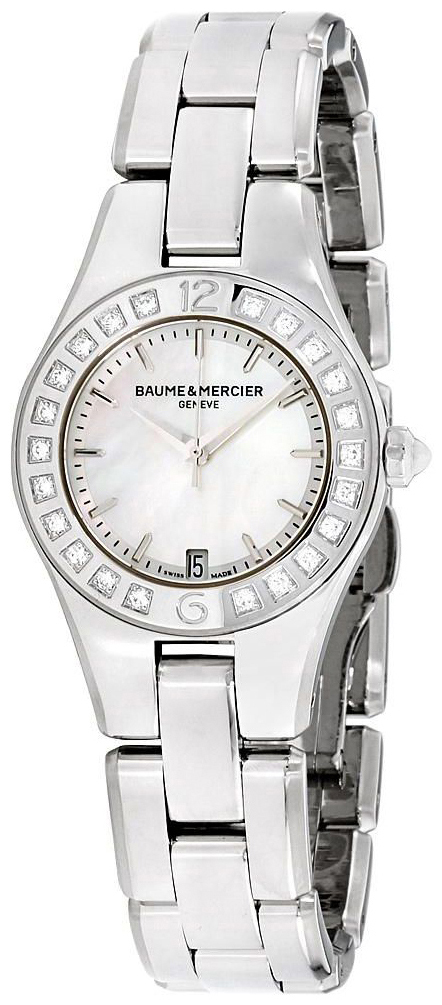 Baume & Mercier Damklocka M0A10078 Linea Vit/Stål Ø27 mm - Baume & Mercier