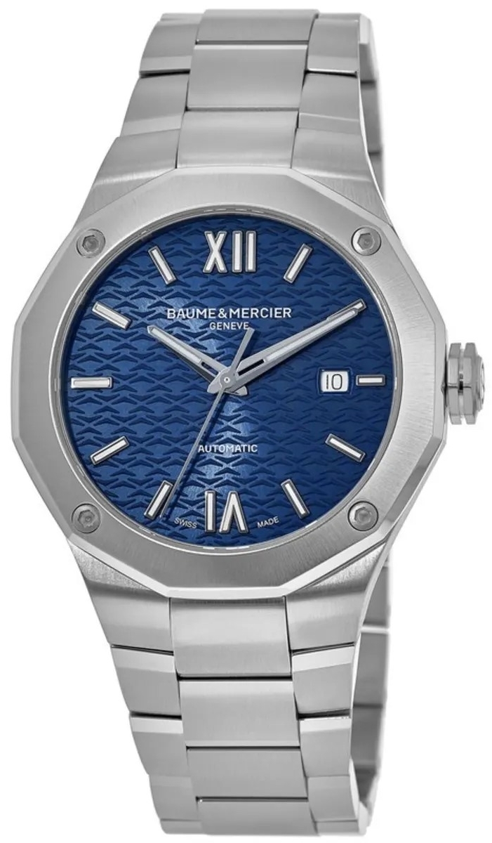 Baume & Mercier Herrklocka M0A10620 Riviera Blå/Stål Ø42 mm - Baume & Mercier