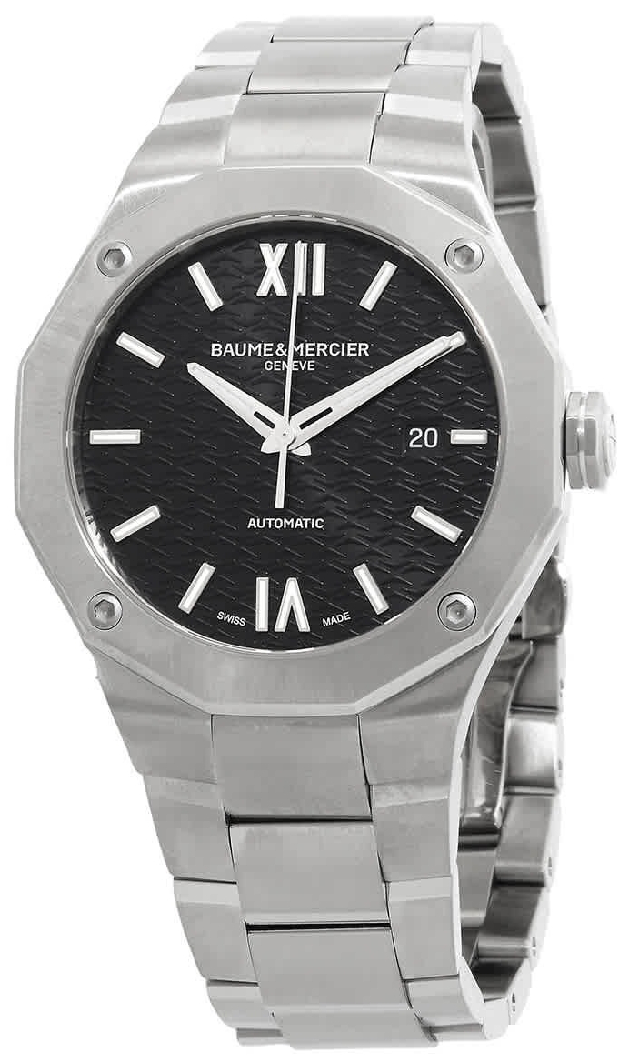 Baume & Mercier Herrklocka M0A10621 Riviera Svart/Stål Ø42 mm - Baume & Mercier
