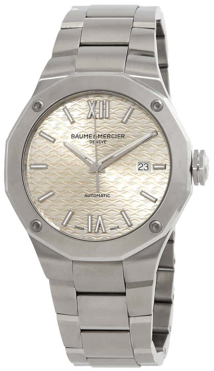 Baume & Mercier Herrklocka M0A10622 Riviera Silverfärgad/Stål - Baume & Mercier