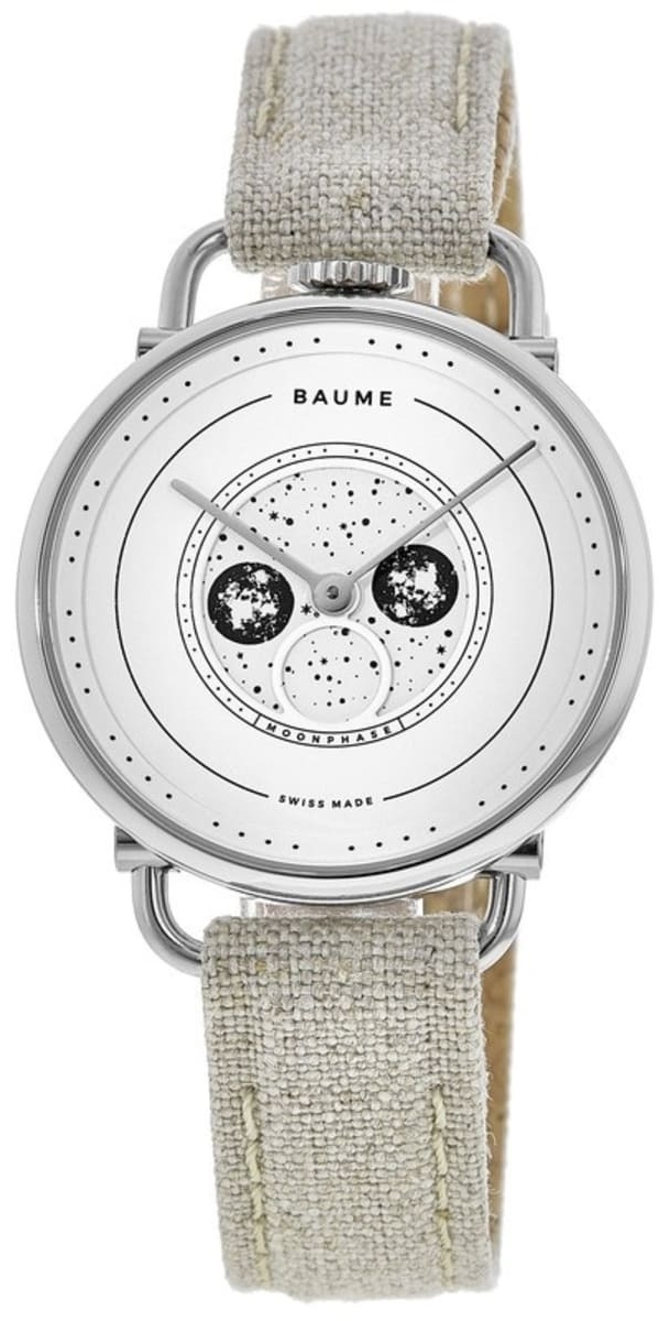 Baume & Mercier Damklocka M0A10639 Vit/Läder Ø35 mm - Baume & Mercier