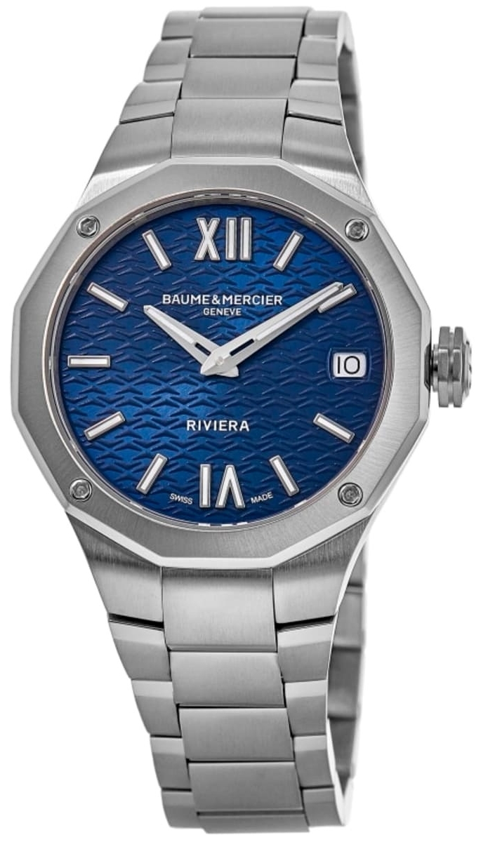 Baume & Mercier Damklocka M0A10727 Riviera Blå/Stål Ø33 mm - Baume & Mercier