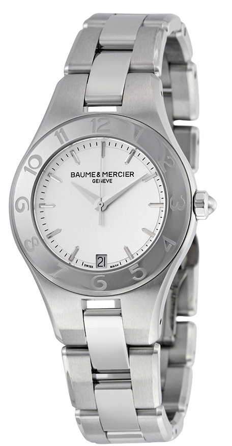 Baume & Mercier Damklocka MOA10070 LINEA Silverfärgad/Stål Ø32 - Baume & Mercier