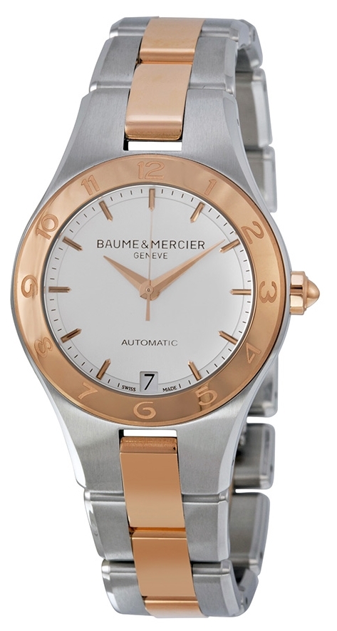 Baume & Mercier Damklocka MOA10073 LINEA Silverfärgad/18 karat - Baume & Mercier