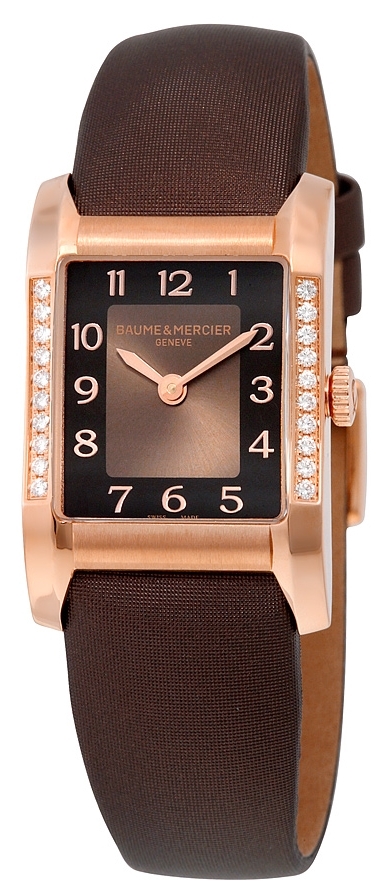 Baume & Mercier Damklocka MOA10093 HAMPTON Brun/Satin - Baume & Mercier