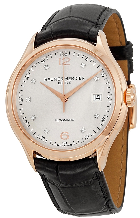 Baume & Mercier Herrklocka MOA10104 CLIFTON Silverfärgad/Läder - Baume & Mercier