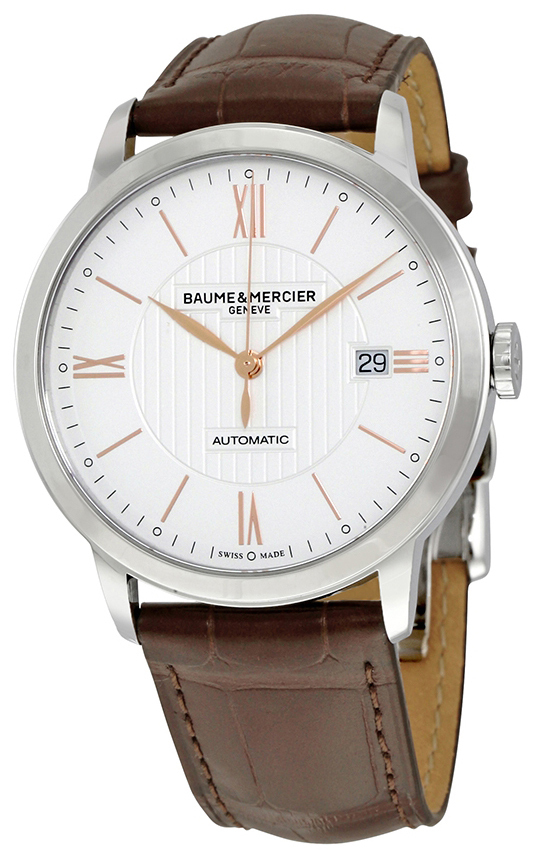 Baume & Mercier Herrklocka MOA10263 Classima Silverfärgad/Läder - Baume & Mercier
