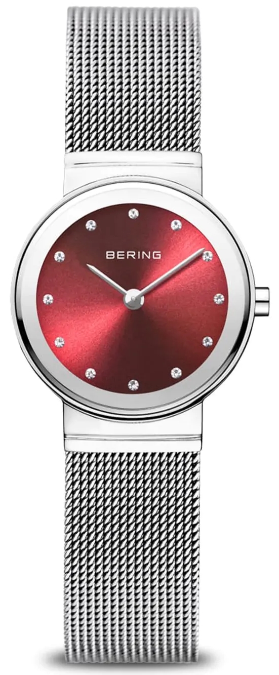 Bering Damklocka 10126-003 Classic Röd/Stål Ø26 mm - Bering