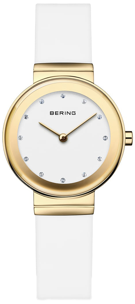 Bering Damklocka 10129-934 Classic Vit/Gummi Ø29 mm