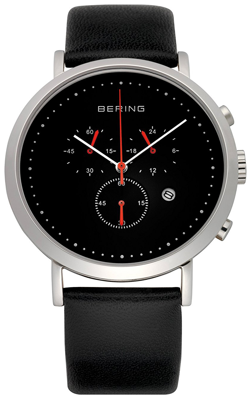 Bering Damklocka 10540-402 Classic Svart/Läder Ø40 mm - Bering