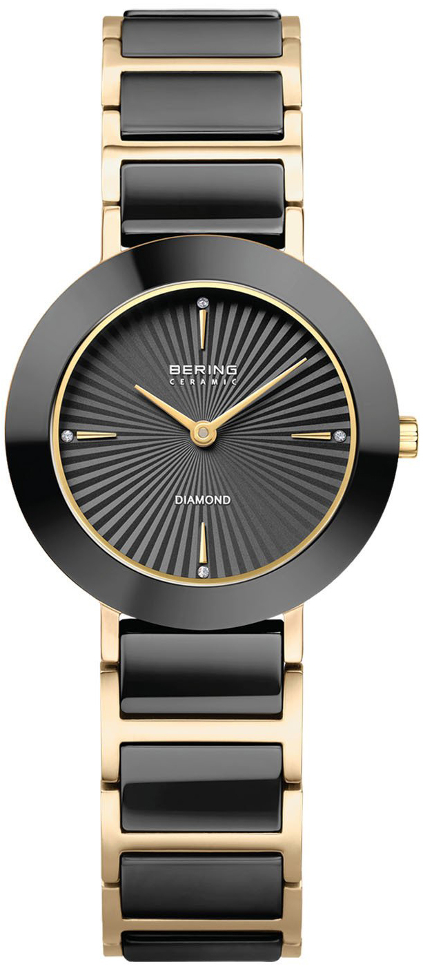 Bering Damklocka 11429-732 Ceramic Svart/Keramik Ø28 mm
