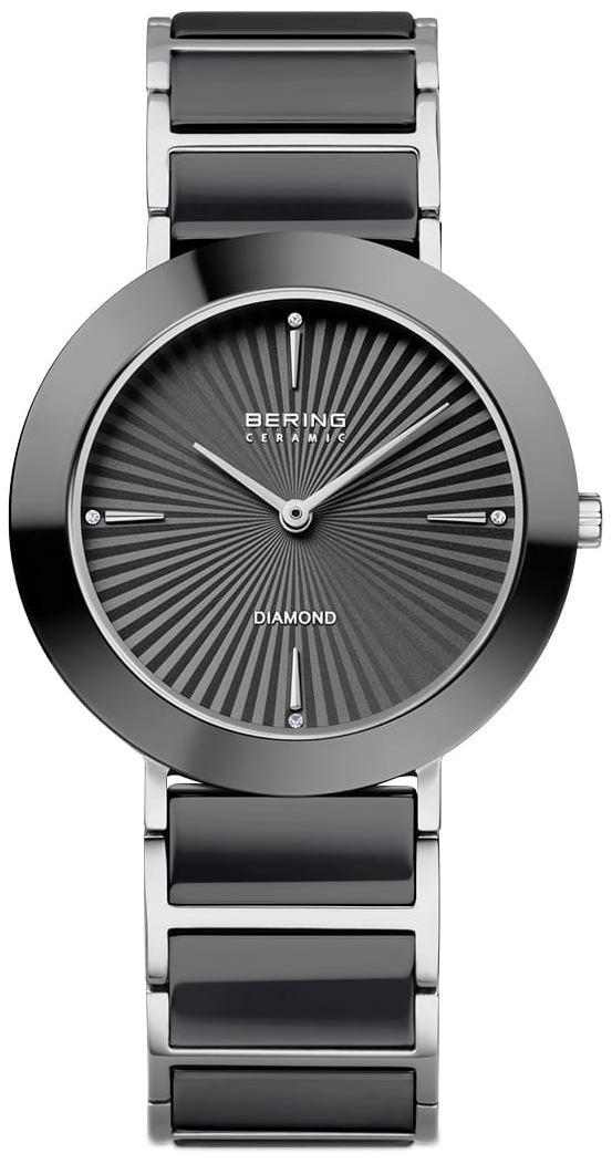 Bering Damklocka 11435-702 Ceramic Svart/Keramik Ø35 mm