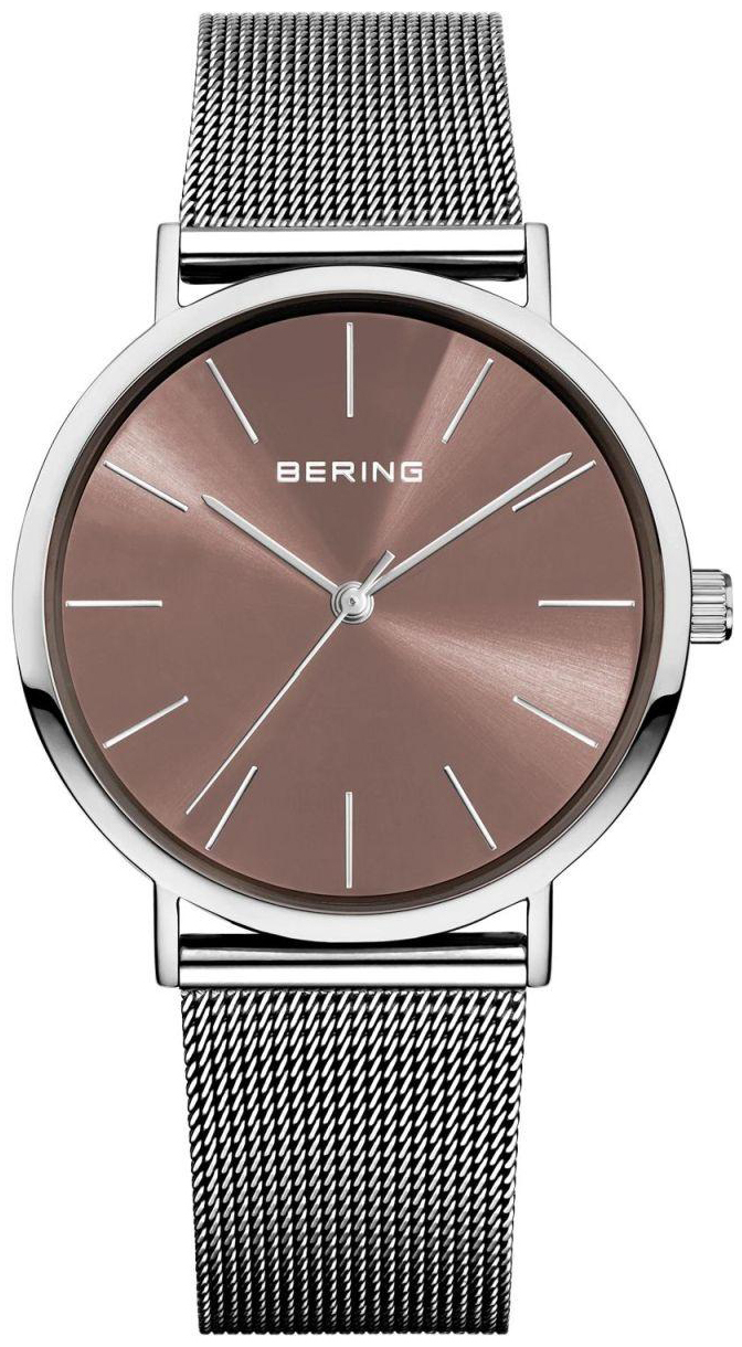 Bering Damklocka 13436-006 Classic Brun/St&aring;l &Oslash;36 mm
