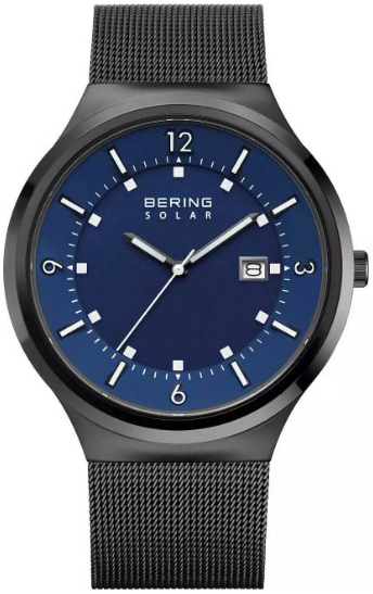 Bering Herrklocka 14442-227 Solar Blå/Stål Ø42 mm - Bering