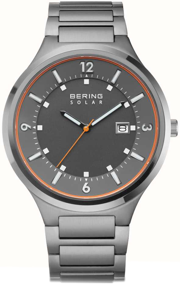 Bering Herrklocka 14442-777 Solar Grå/Stål Ø42 mm - Bering