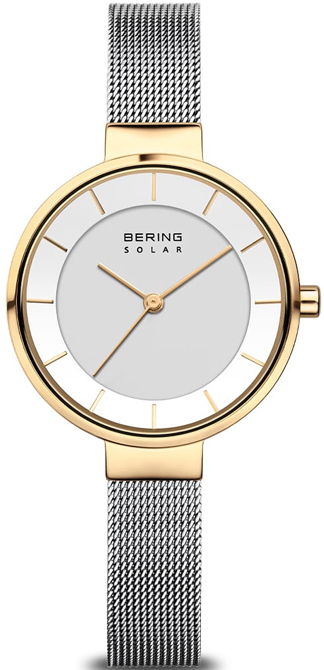 Bering Damklocka 14631-024 Solar Vit/Stål Ø31 mm - Bering
