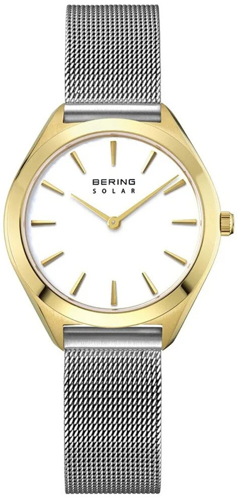 Bering Damklocka 17331-010 Solar Vit/Stål Ø31 mm