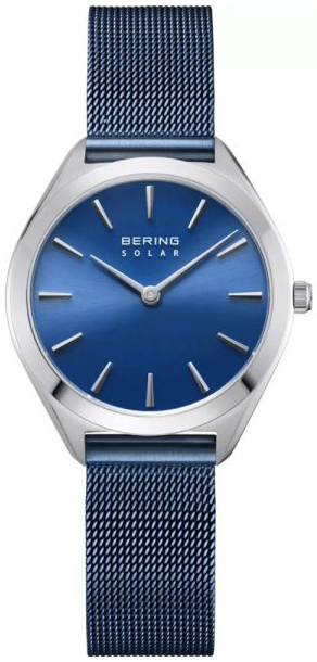 Bering Damklocka 17331-307 Solar Blå/Stål Ø35 mm